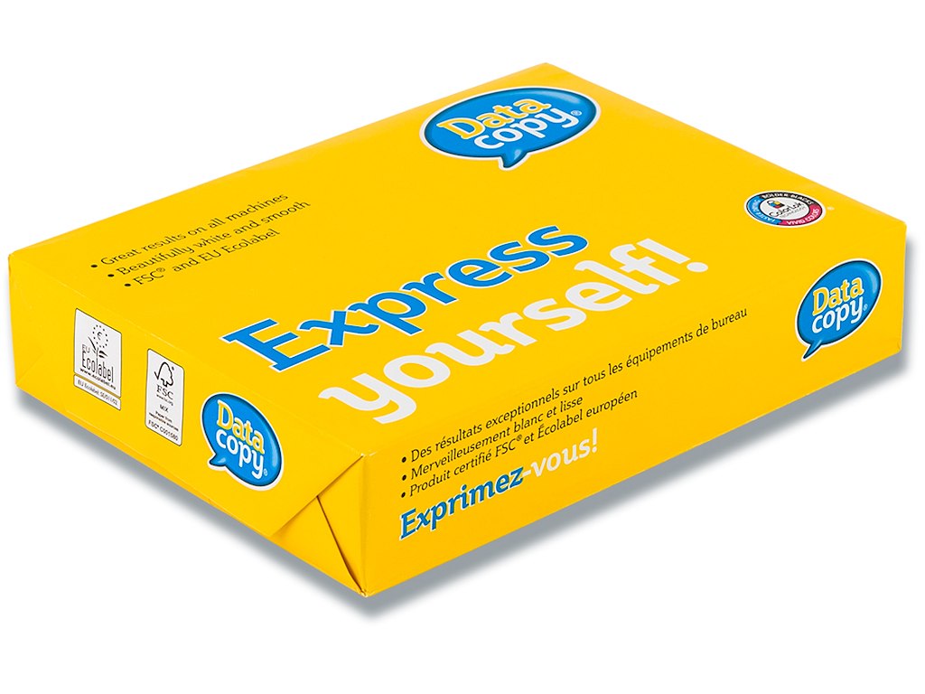 Kopipapir - hvidt, A3, 80 g/m², 500 ark/pakken, Data Copy 