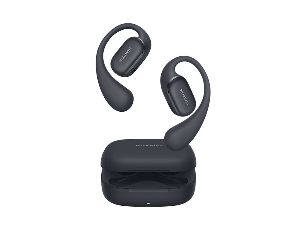 Huawei FreeArc Headset Kabel & trådløs Ørekrog Opkald/musik USB Type-C Bluetooth Sort