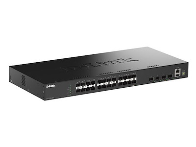 D-Link DGS-1530-28S/E netværksswitch Administreret L2 Sort