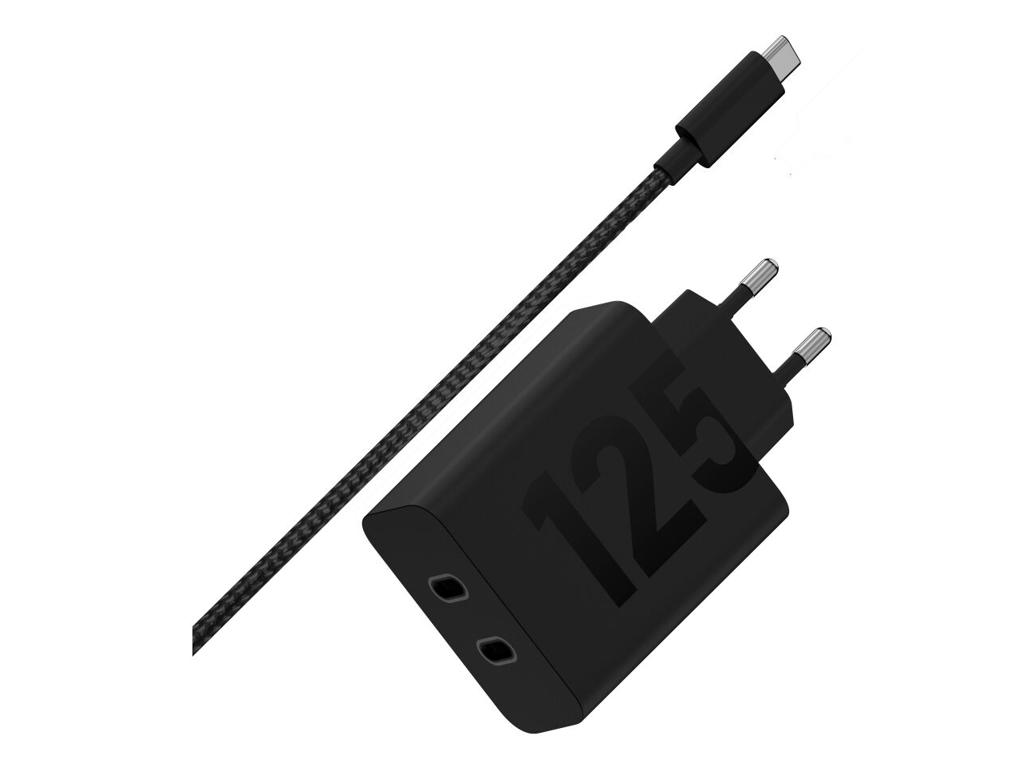 Motorola TurboPower 125W Universel Sort Vekselstrøm Hurtig opladning Indendørs