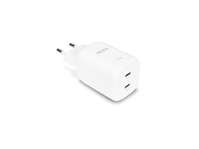 DICOTA D32186 oplader til mobil enhed Laptop, Smartphone, Tablet Hvid Vekselstrøm Hurtig opladning Indendørs