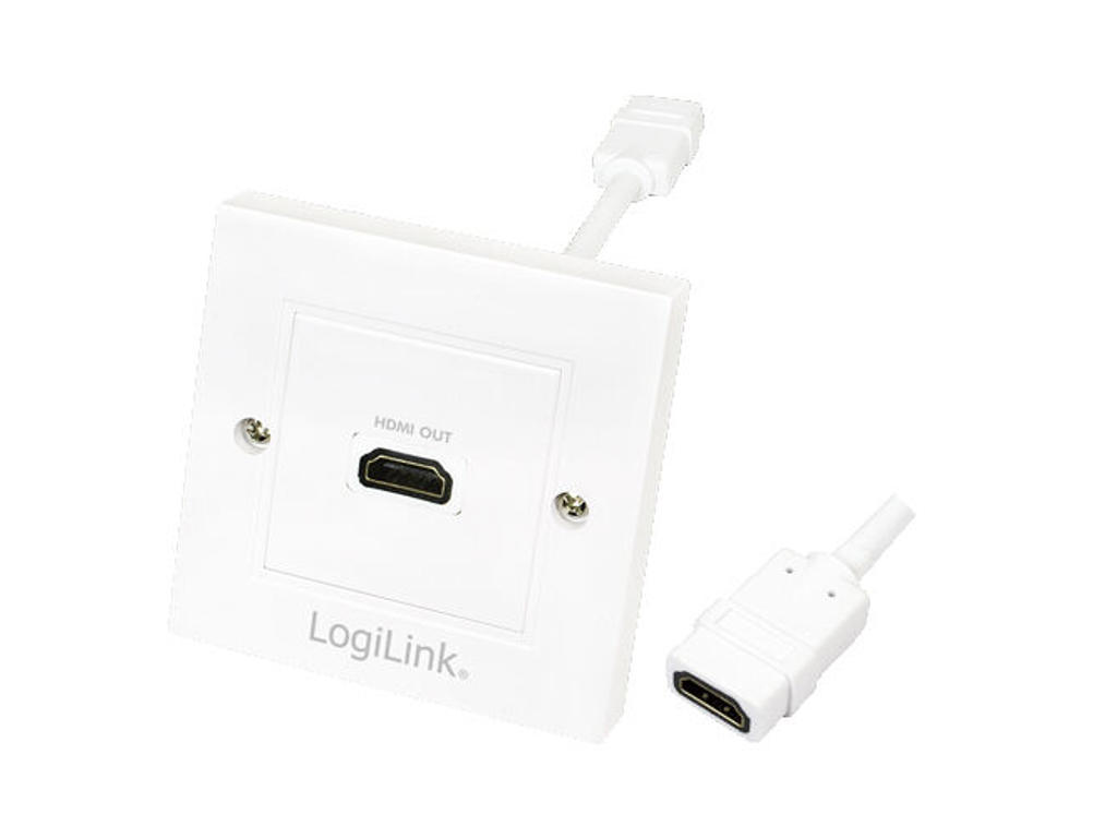 LogiLink AH0014 HDMI-kabel HDMI Type A (Standard) Hvid