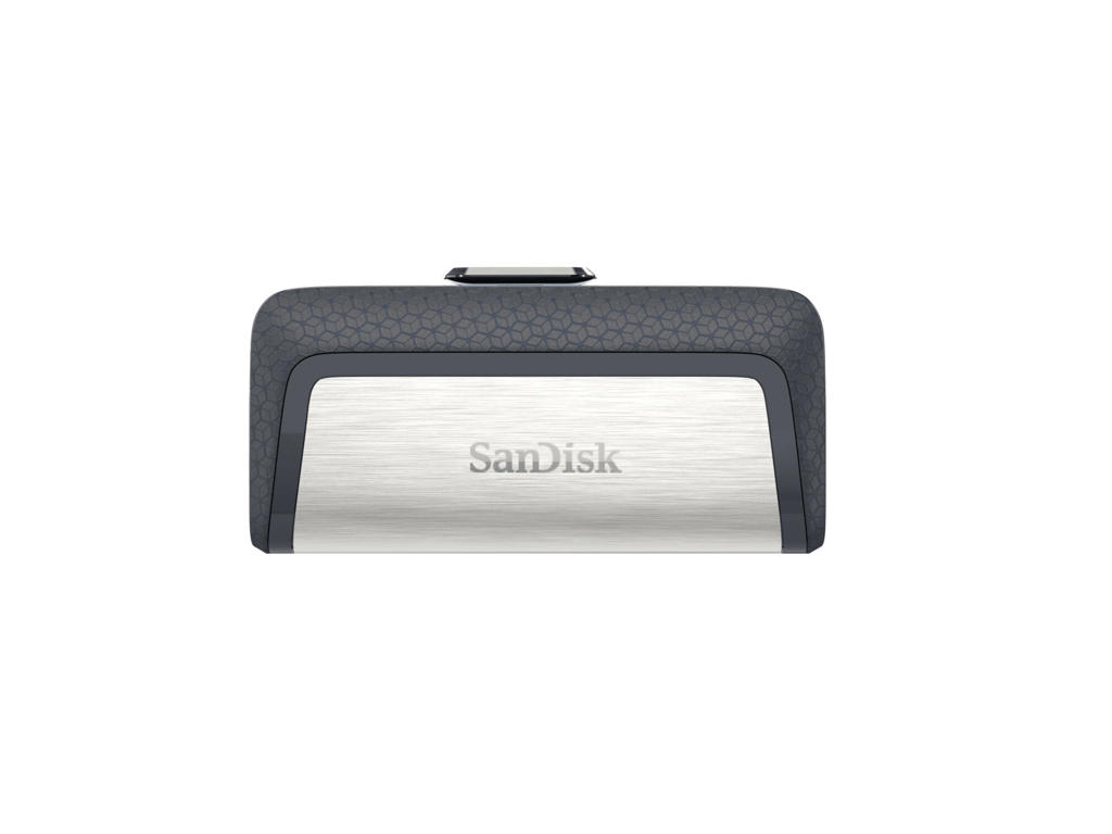 SanDisk Drive USB Ganda Ultra Tipe-C 256 GB USB-nøgle USB Type-A / USB Type-C 3.2 Gen 1 (3.1 Gen 1) Grå, Sølv