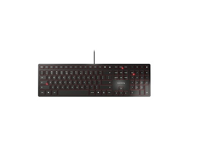 CHERRY KC 6000 Slim tastatur Universel USB US engelsk Sort