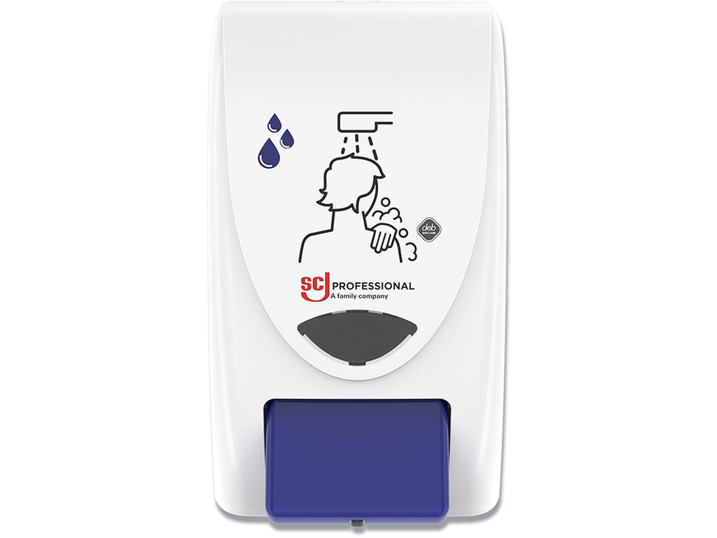 Dispenser, Til hår- og bodyshampoo, Trykknap, 2000 ml refill, SCJ Professional Shower