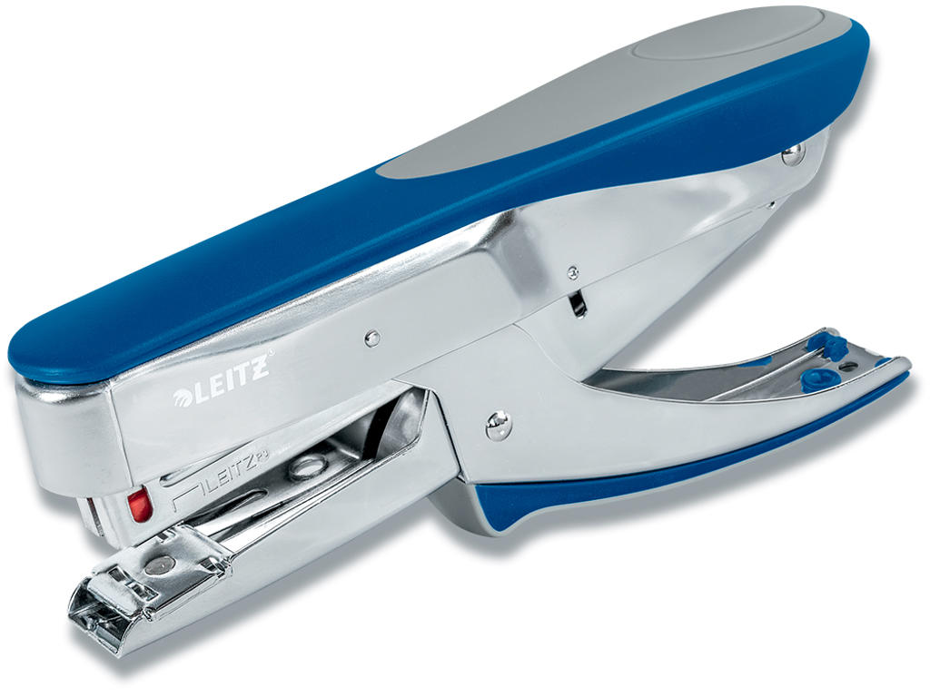 Hæftetang, 30 ark, Blå-stål, Klamme P3 og 24/6 og 26/6, Leitz Top Loader 5548