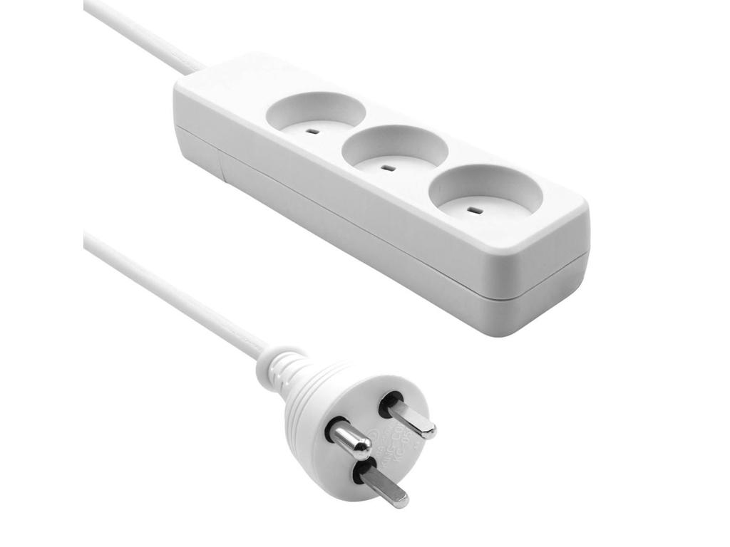 Microconnect MC-GRU0302EDBW stikdåse 2 m