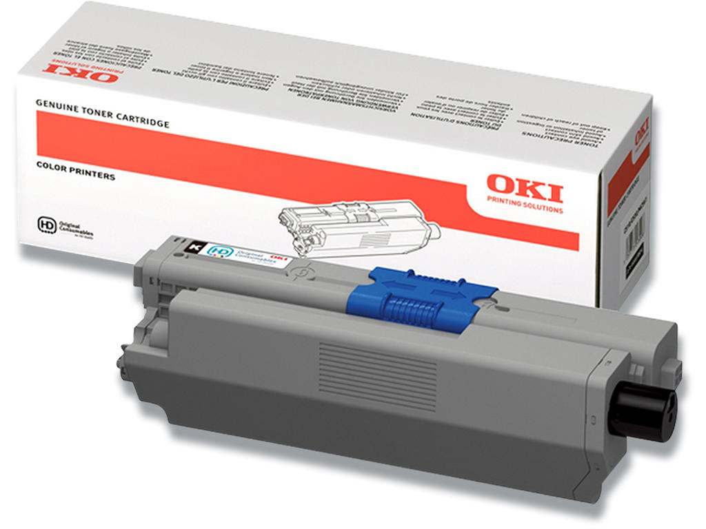 Toner, C511-C531-MC562, Black-sort, 7.000 sider, OKI 44973508