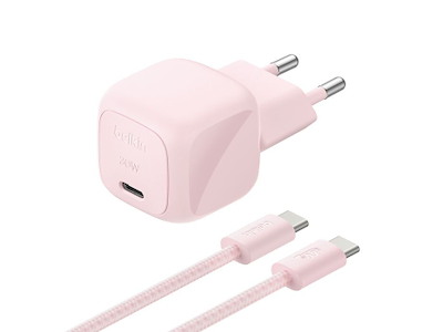 Belkin BoostCharge Laptop Lyserød Vekselstrøm Hurtig opladning Indendørs