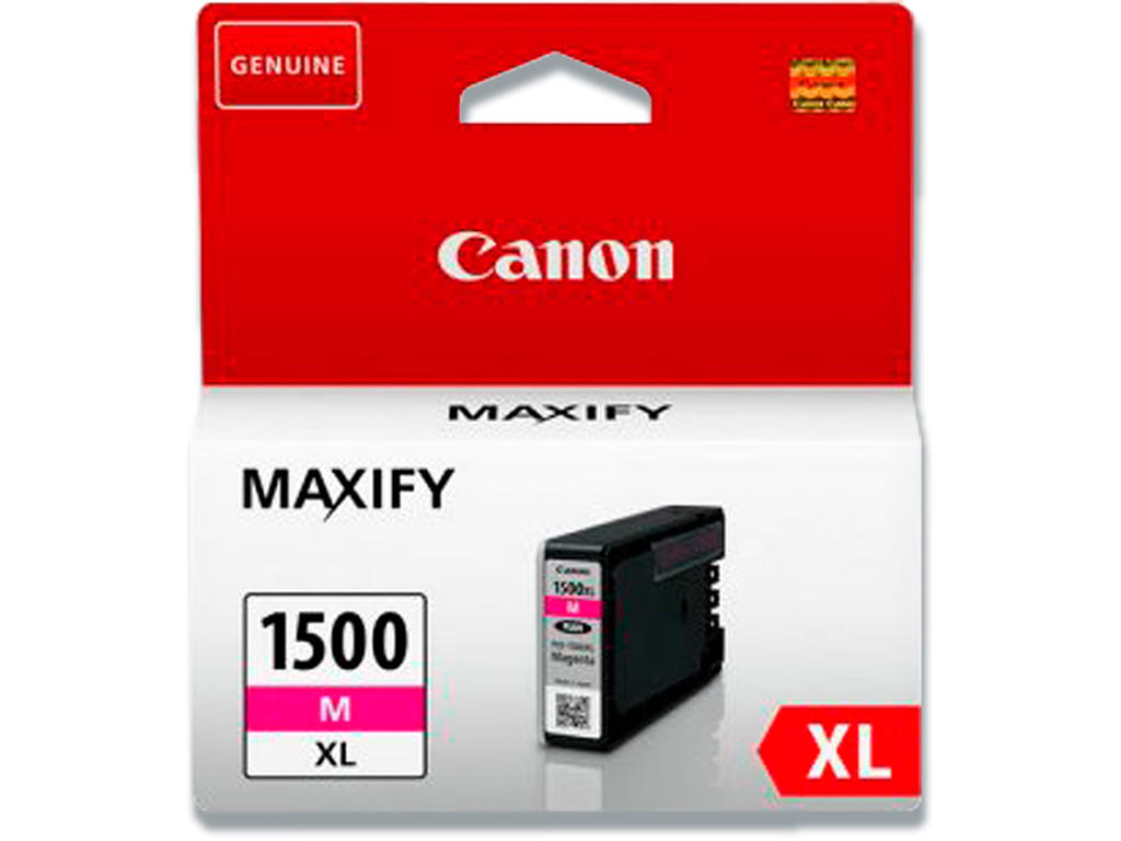 Blækpatron, 1 stk, 780 sider, Magenta-rød, Canon PGI-1500XLM