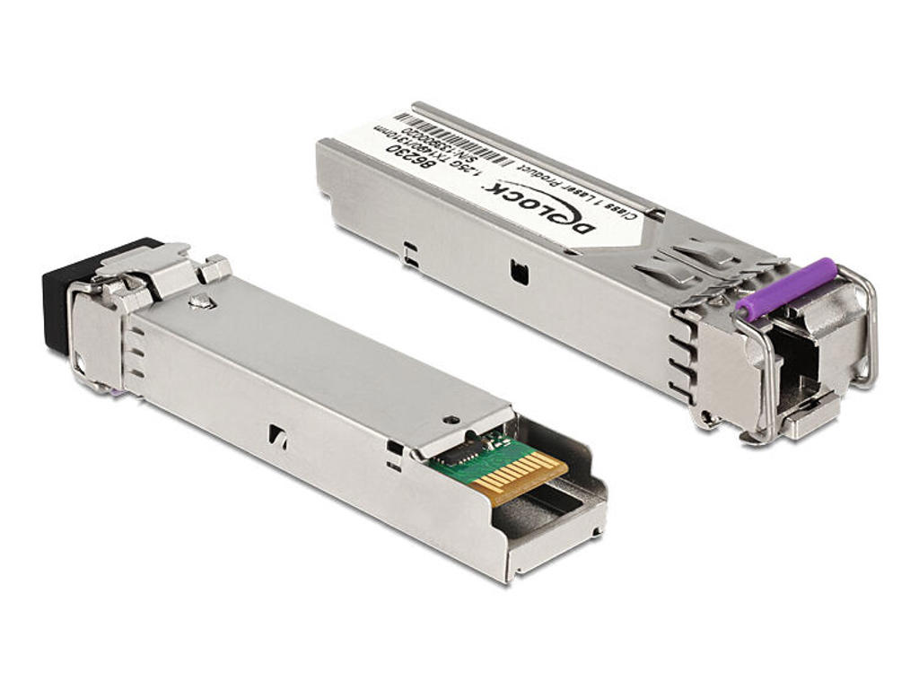 DeLOCK 86230 modul til netværksmodtager Fiberoptisk 1000 Mbit/s SFP