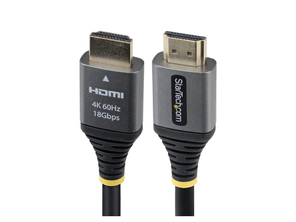 StarTech.com HDMMV5F HDMI-kabel 1,5 m HDMI Type A (Standard) Sort, Sølv