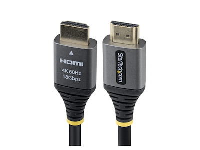 StarTech.com HDMMV5F HDMI-kabel 1,5 m HDMI Type A (Standard) Sort, Sølv