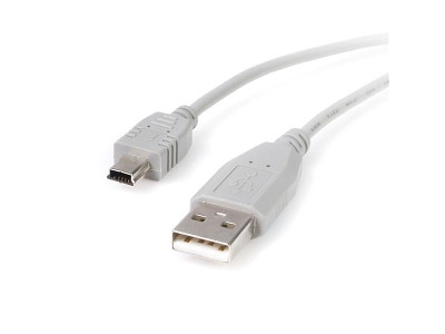 StarTech.com 10 ft USB Cable for Canon, Sony, & Hewlett Packard Digital Camera USB-kabel 3 m 0,48 Gbit/sek. Grå