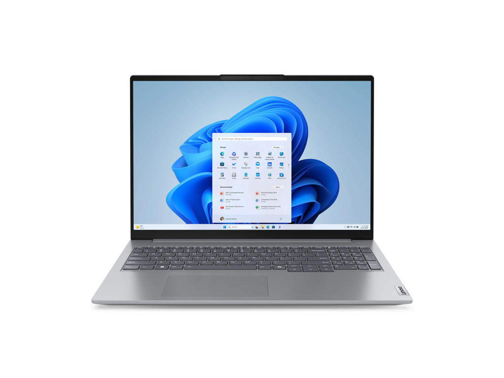 Lenovo ThinkBook 16 G7 ARP AMD Ryzen™ 7 7735HS Laptop 40,6 cm (16") WUXGA 16 GB DDR5-SDRAM 512 GB SSD Wi-Fi 6E (802.11ax) Windows 11 Pro Nordisk Grå