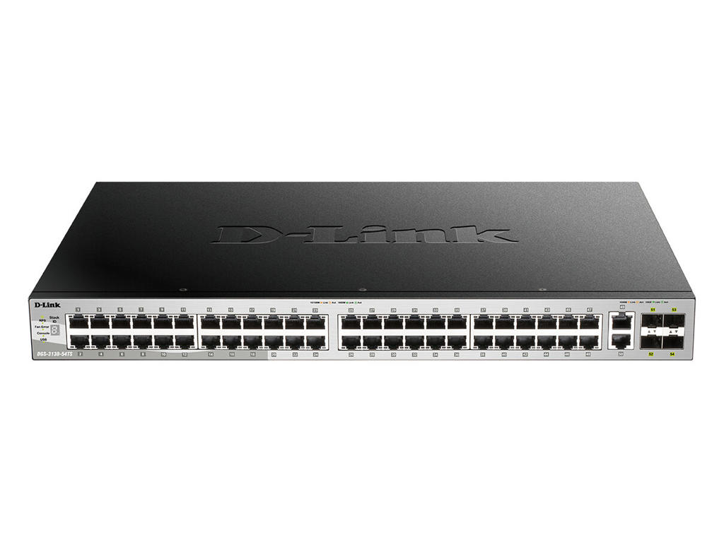 D-Link DGS-3130-54TS/E netværksswitch Administreret L3 Gigabit Ethernet (10/100/1000) Grå