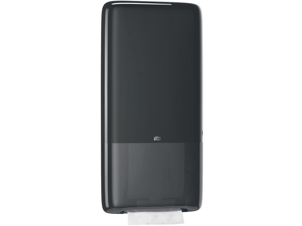 Håndklædedispenser, Til håndklædeark, Continuous, Sort, Tork PeakServe H5