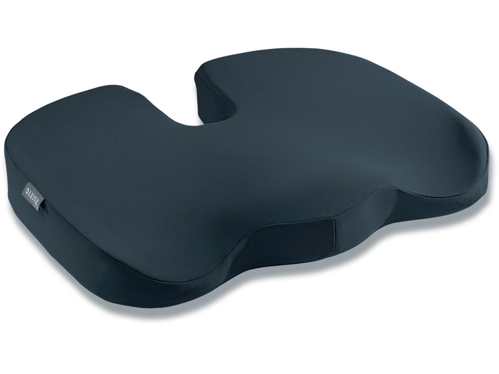 Sædepude, Fløjlsgrå, Leitz Ergo Cosy