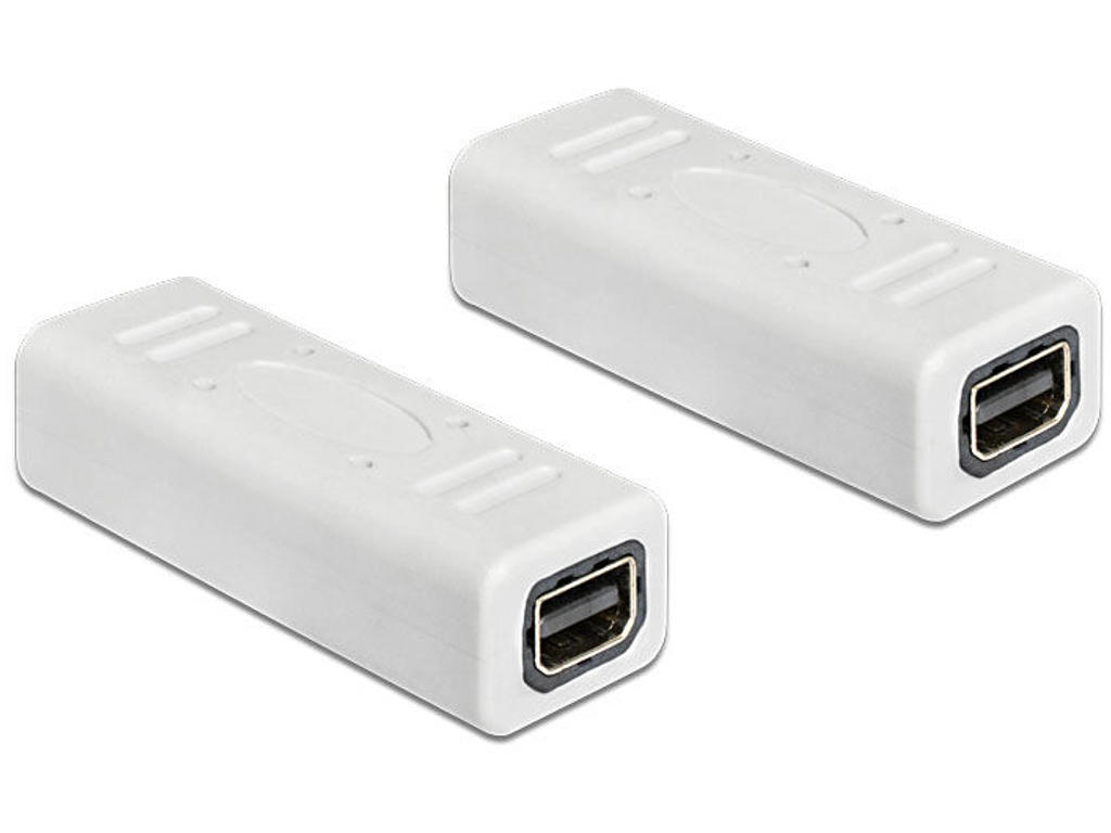 DeLOCK 65450 kabel kønsskifter mini Displayport Hvid