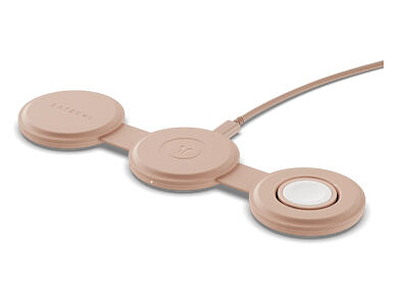 Satechi OntheGo Smartphone, SmartWatch, Hovedtelefoner Rose USB Trådløs opladning Hurtig opladning Indendørs