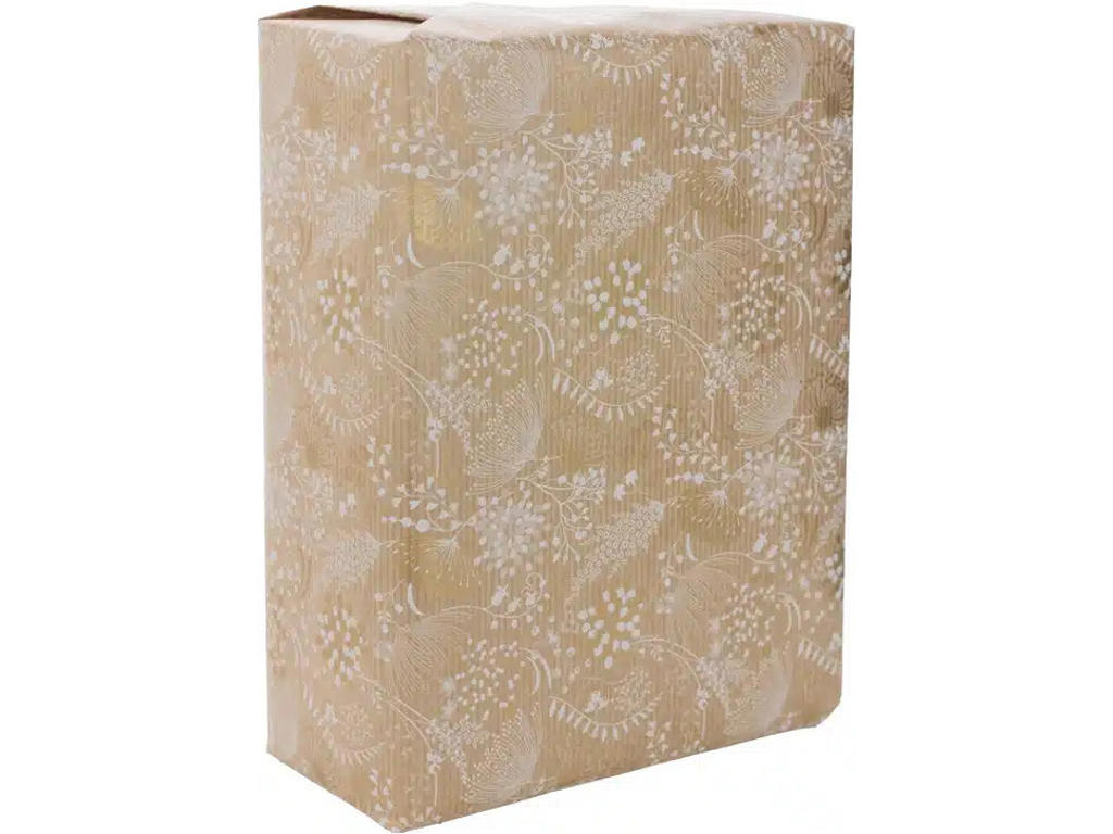 Gavepapir, Natur med mønster, 57 cm, 100 m