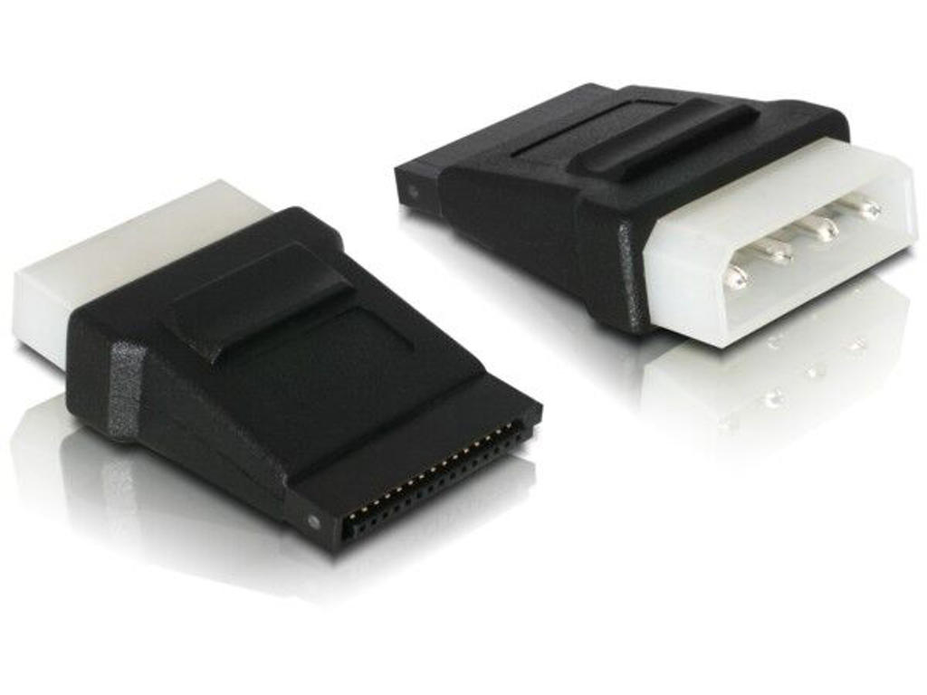 DeLOCK Cable Power SATA HDD > 4pin male Sort