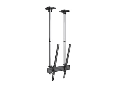 Multibrackets 3841 skærmbeslag til skiltning 2,54 m (100") Sort, Krom