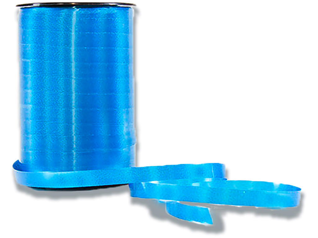 Gavebånd, PP, 10mm x 250m, Turkis, Roliba Poly Glat 