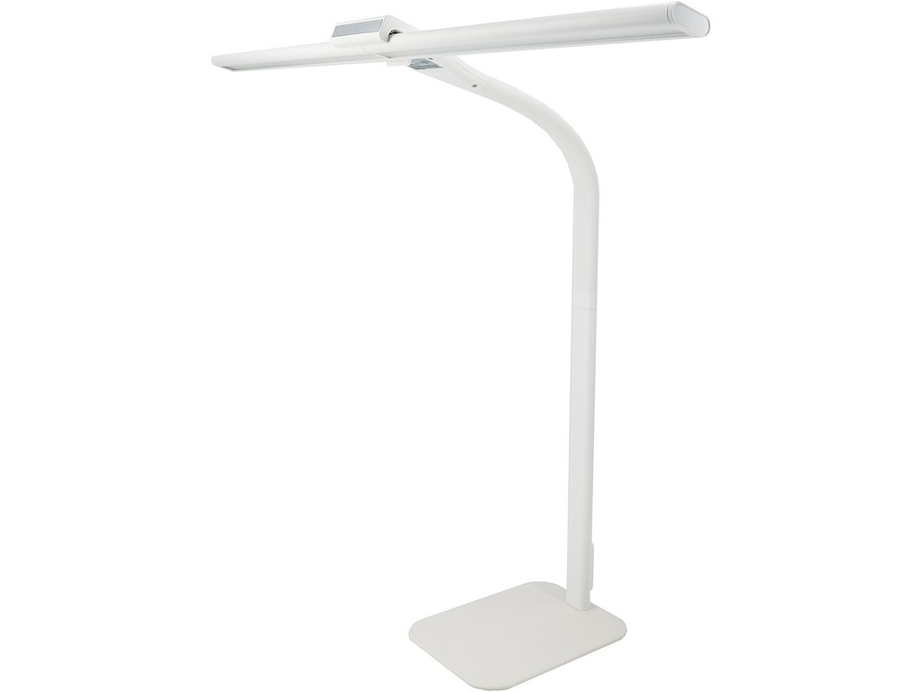 Bordlampe, Hvid, Med fod, LED, Unilux Strata 