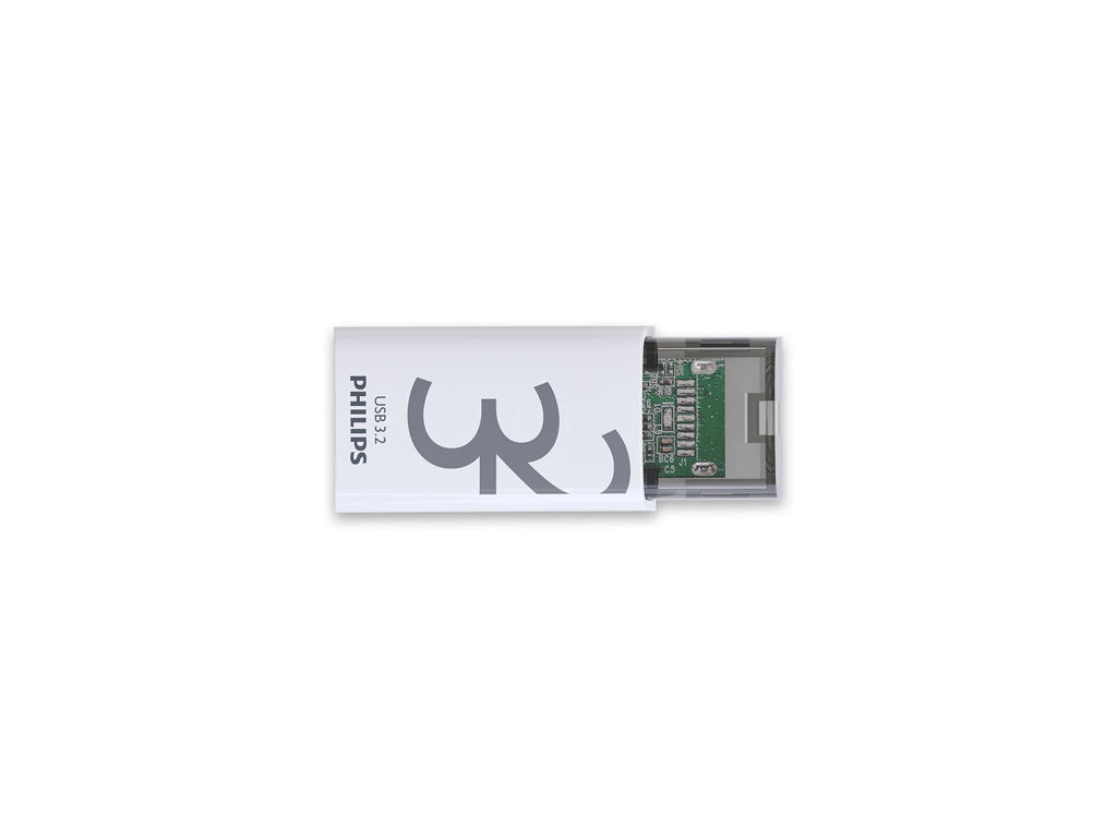 Philips Click USB flash drive 32 GB USB Type-C 3.2 Gen 1 (3.1 Gen 1) Transparent, White