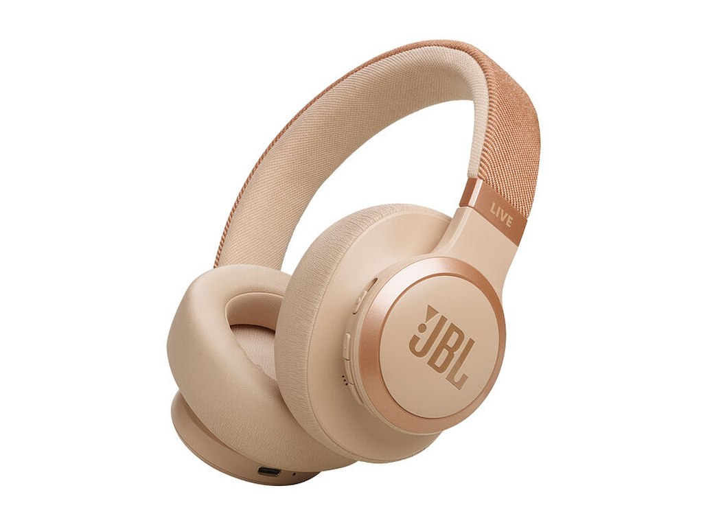 JBL Live 770NC Headset Trådløs Opkald/musik Bluetooth Sand