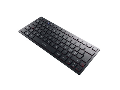 CHERRY KW 9200 MINI tastatur Universel USB + RF Wireless + Bluetooth QWERTY Nordisk Sort