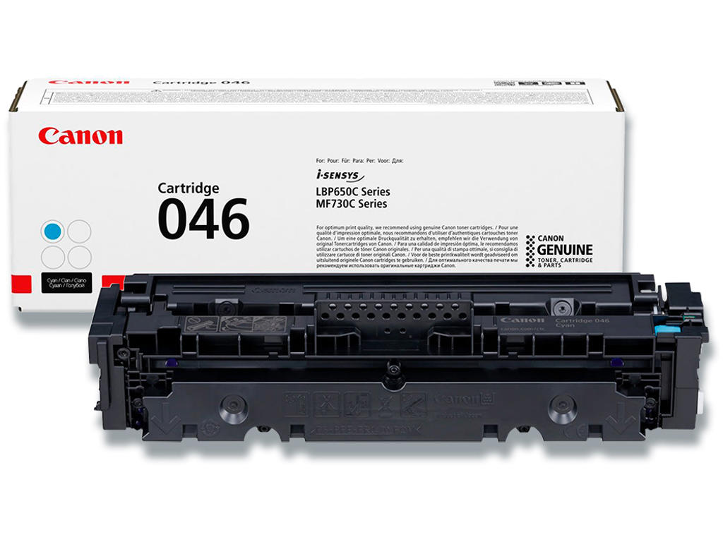 Toner, CRG-046, Cyan-blå, 2.300 sider, Canon 1249C002