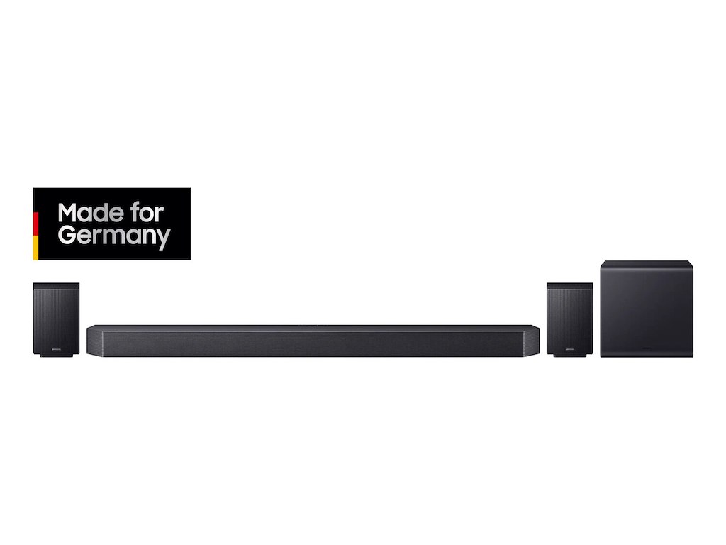 Samsung Q-series HW-Q995GF Titanium, Sort 11.1.4 kanaler