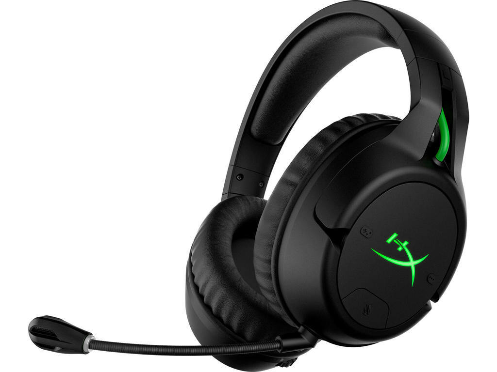 HyperX CloudX Flight - Wireless Gaming Headset (Black-Green) - Xbox