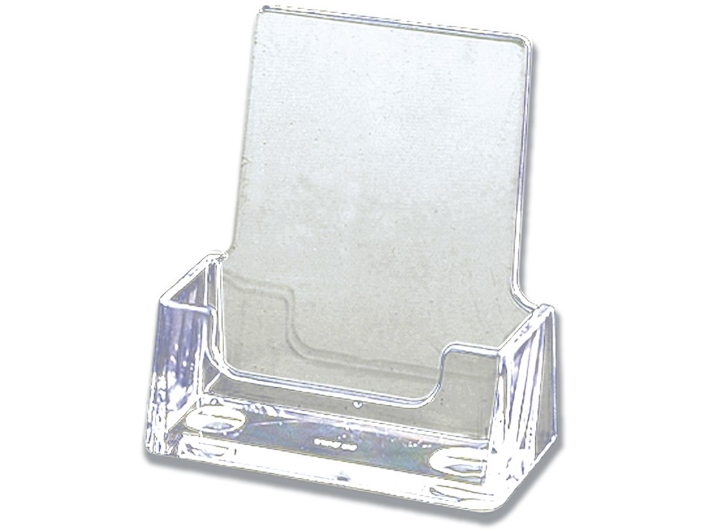 DSI Visitkortholder, vertikal, transparent, Model 1211