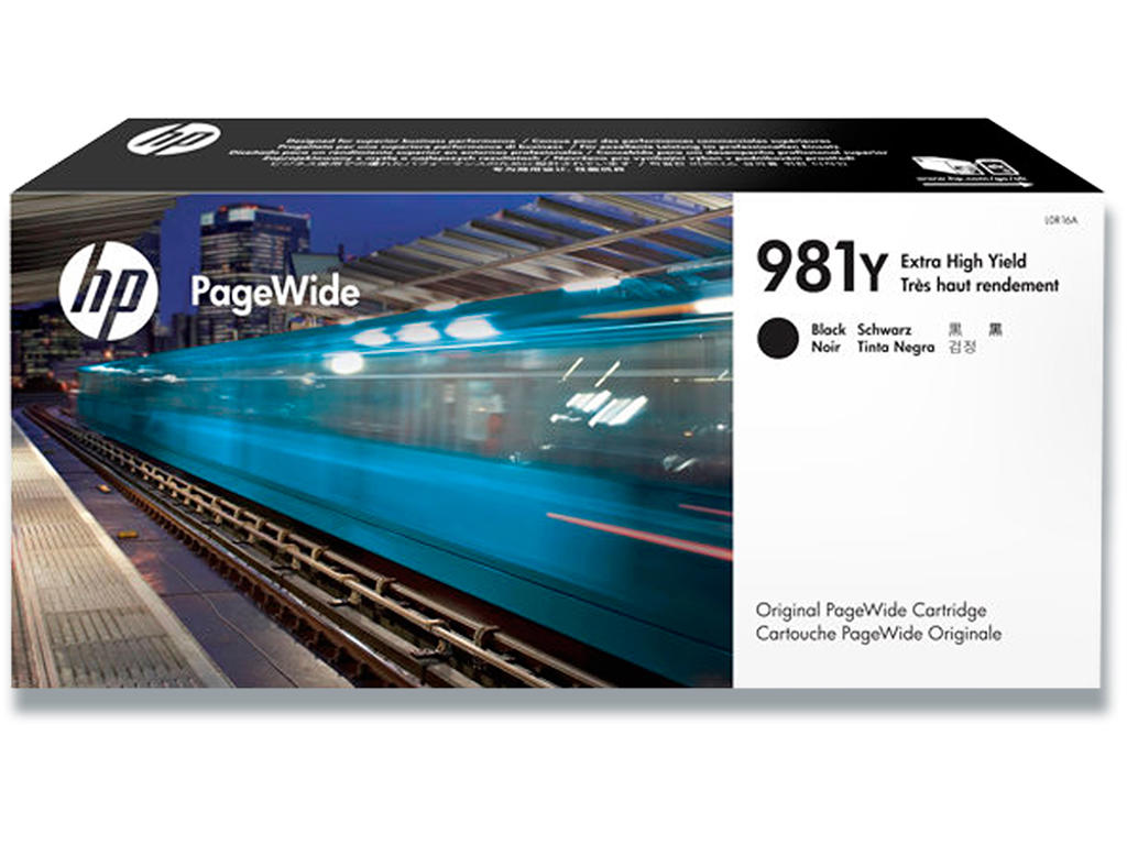 Blækpatron, 1 stk, 20.000 sider, Black-sort, HP 981Y