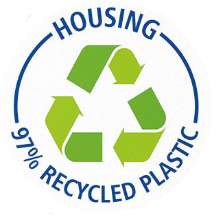 97% Recycled Plast